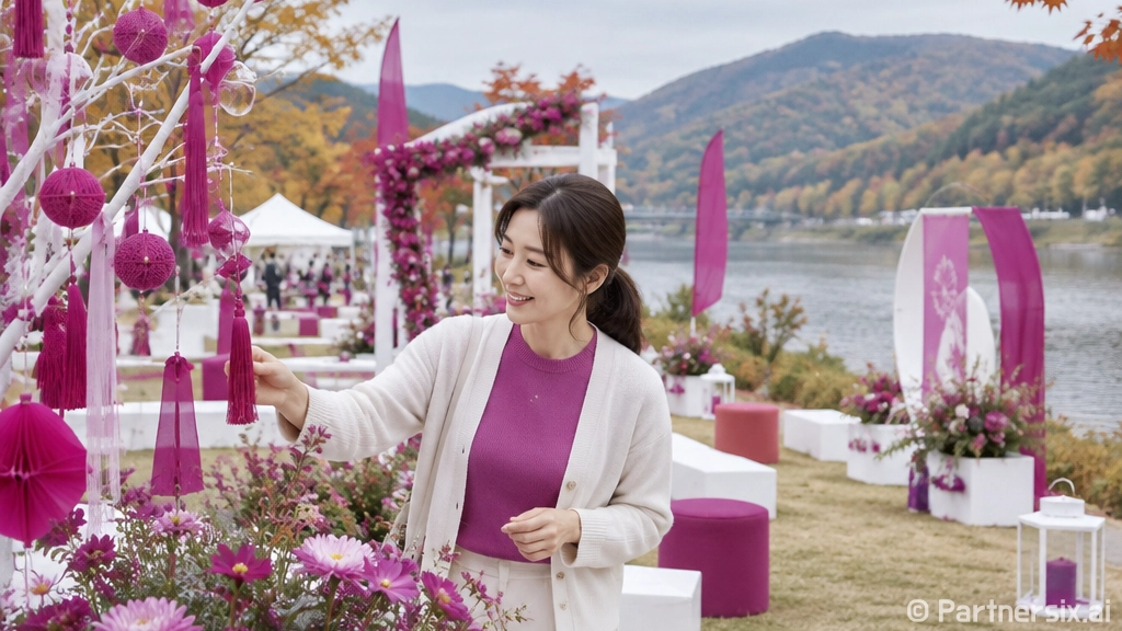 여주 대신섬서 만나는 마젠타 오색 퀘스트