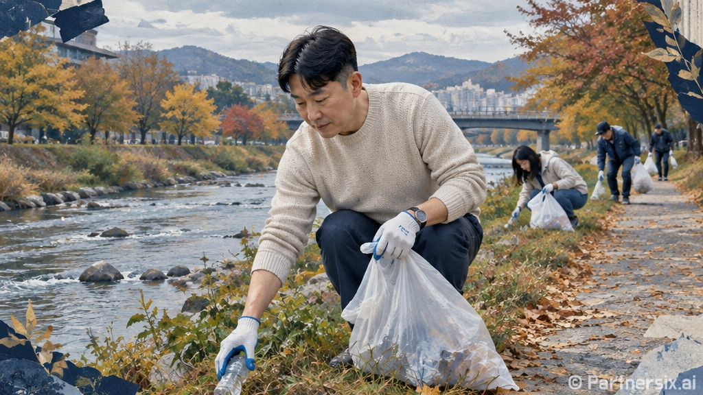 가을맞이 군자천 하천 정화활동 전개