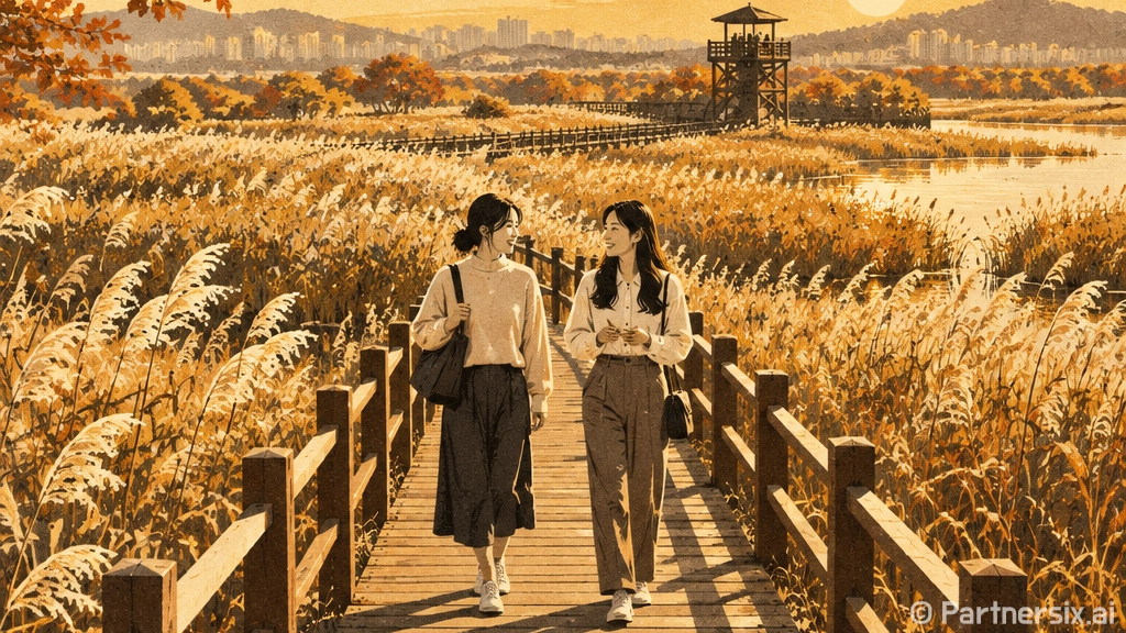 가을빛 물든 화성 …