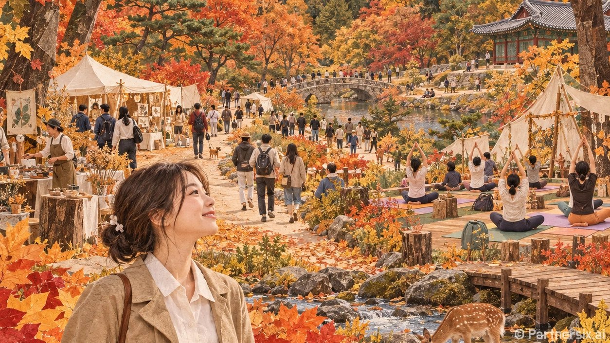 가을 숲속 축제, …