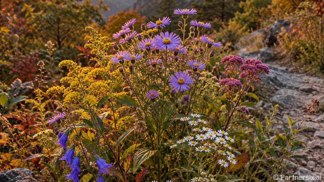 화악산 야생화 절정