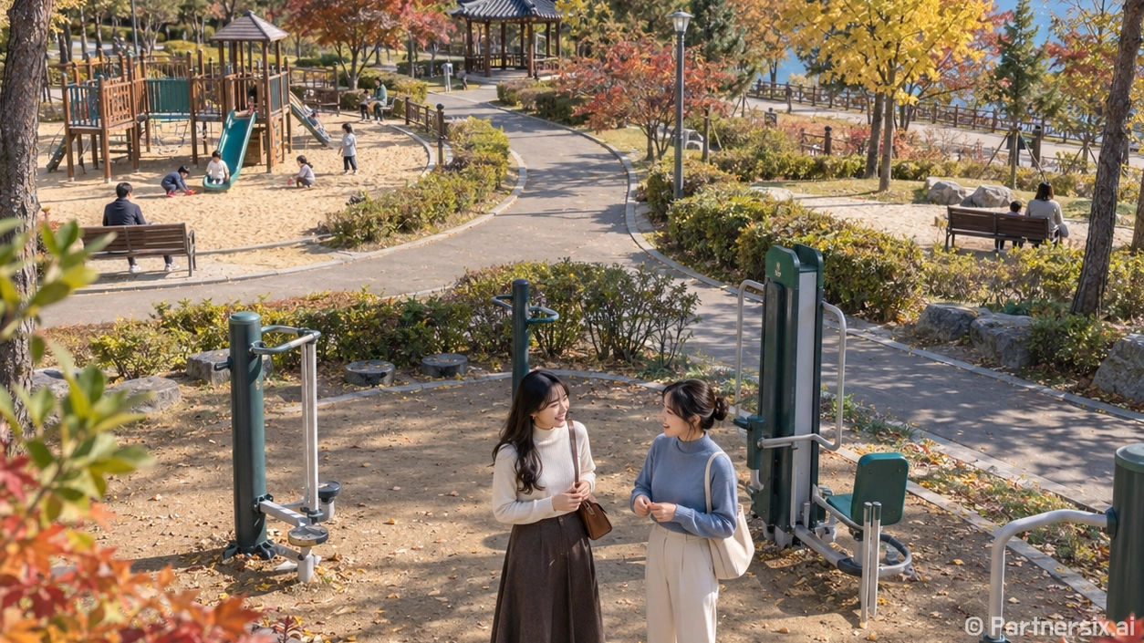 화성 독재울공원 아…