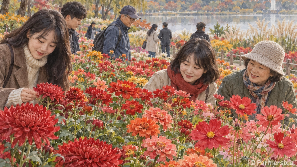 가을빛 물든 고양꽃축제