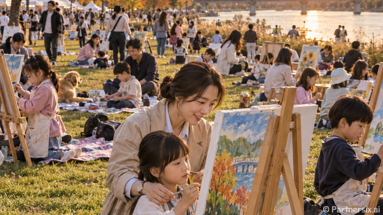 오산천에 펼친 초록빛 꿈
