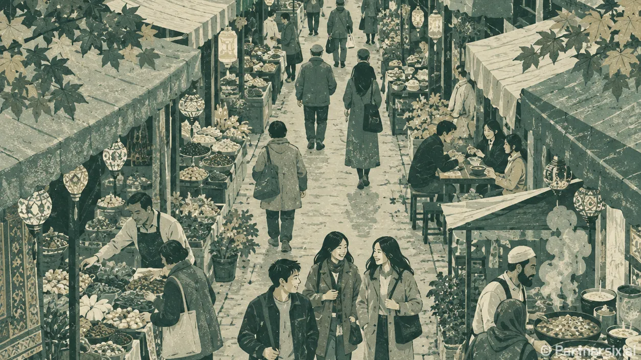 평택 속 작은 세계시장