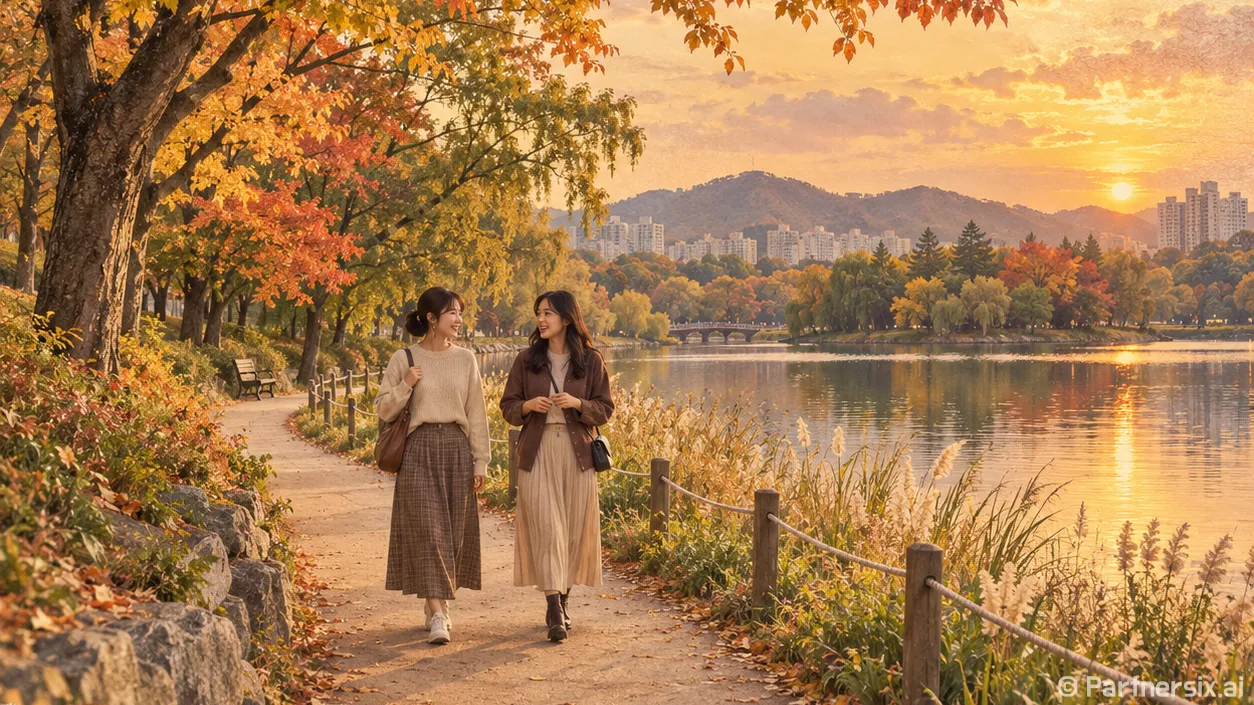 율동공원 한 바퀴 쉼표