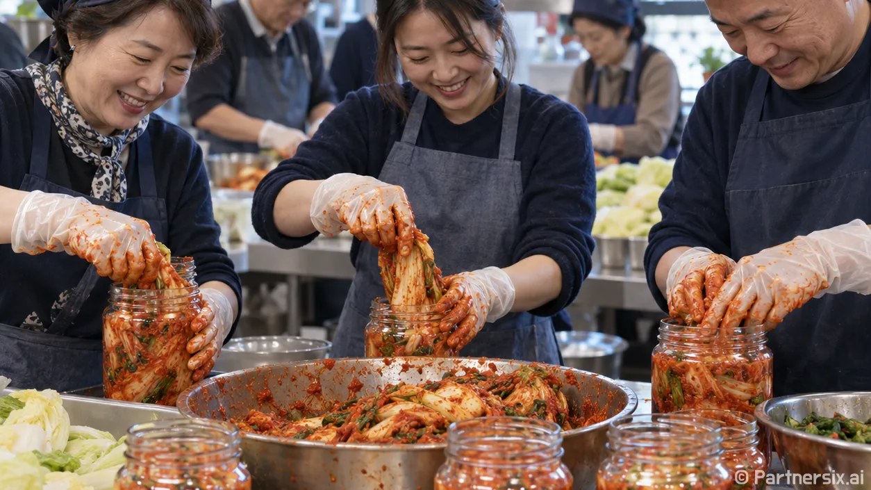은행동 김치로 이은 온정