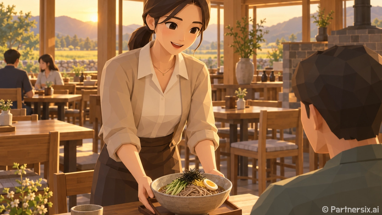 가평 칡냉면의 진한 승부
