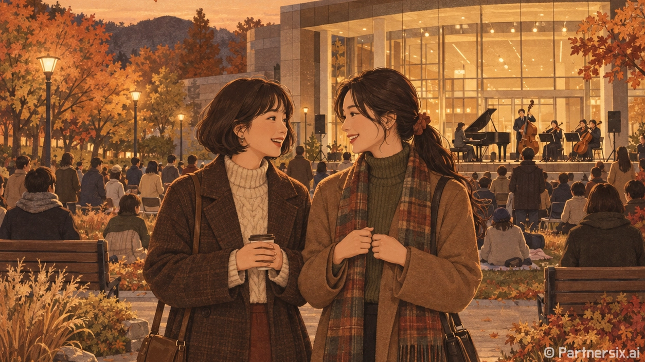 오산 가을밤 평화의 선율