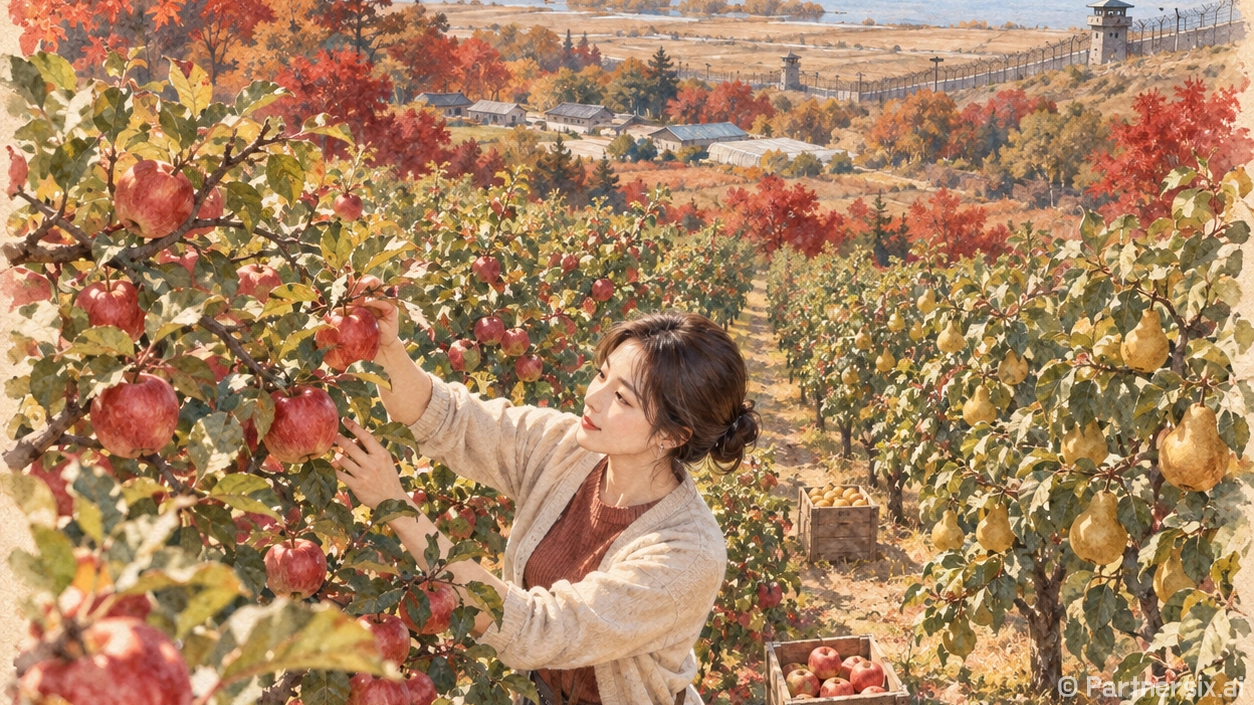 민통선 넘어 열린 사과밭