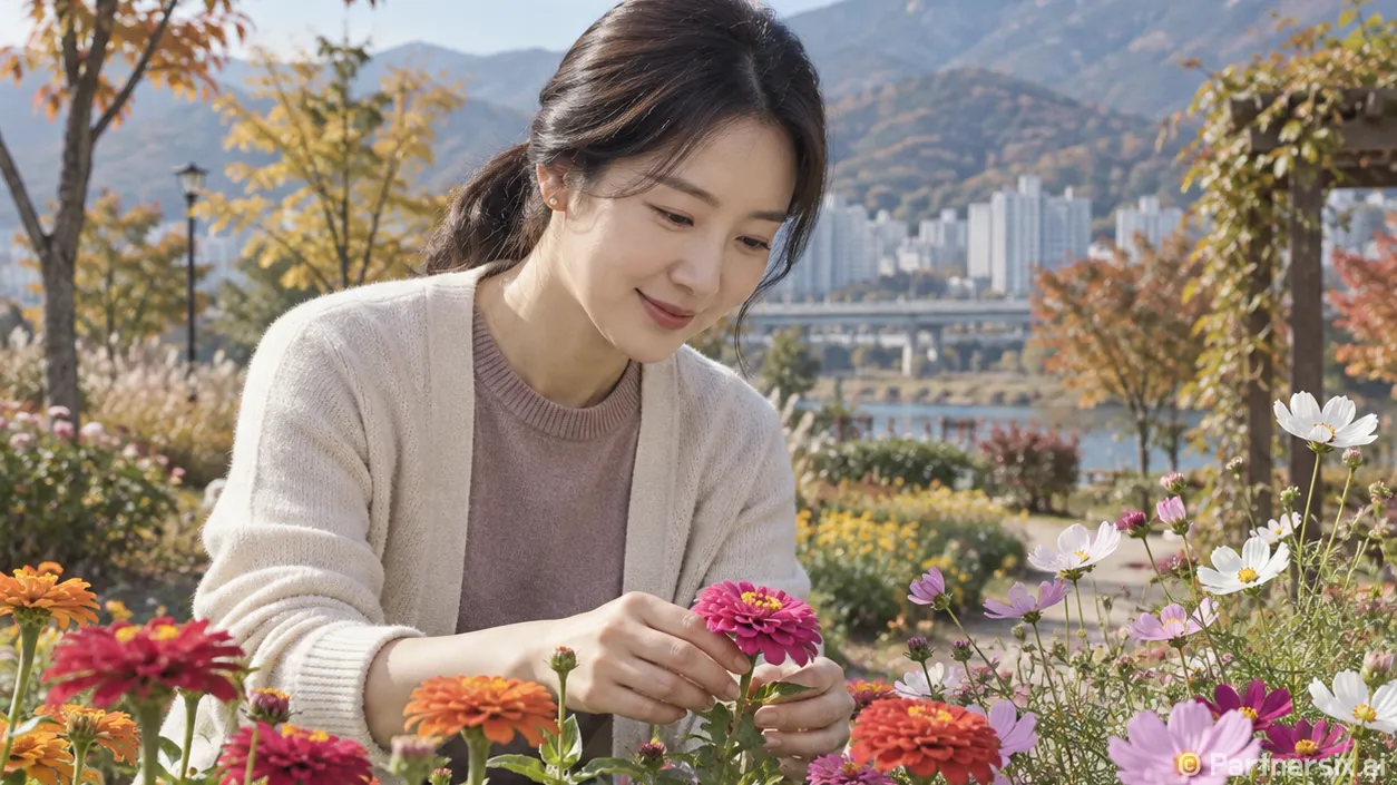 의정부 가을꽃길 활짝