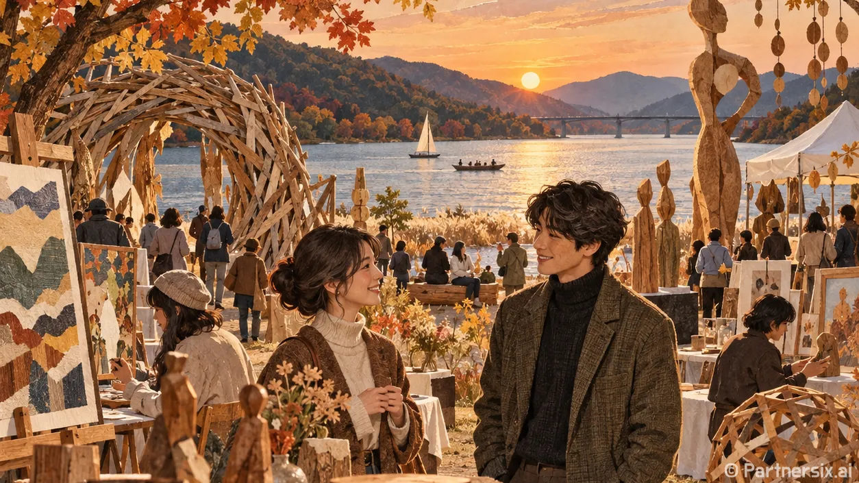 노을 따라 번진 양강섬 선율