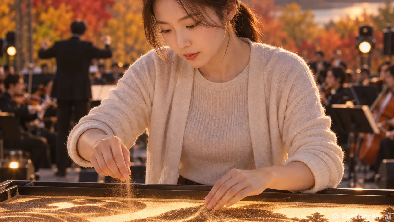 모래빛 선율이 그린 무대