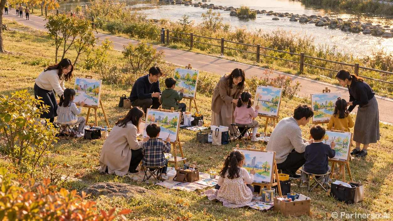 오산천 물들인 아이들 꿈