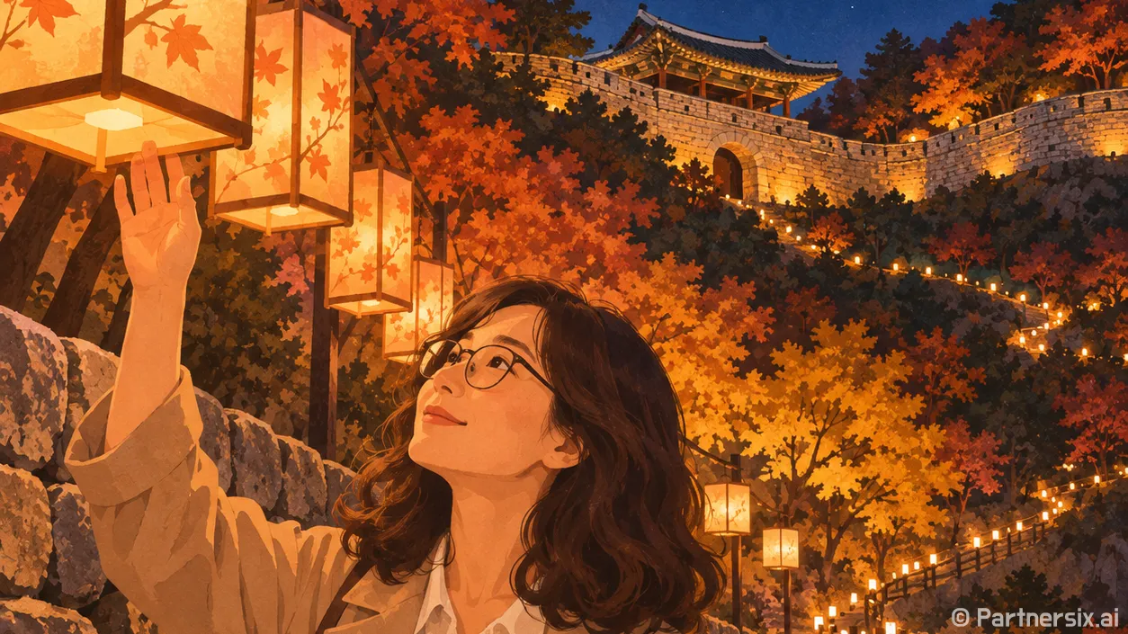 별빛으로 물든 행주…