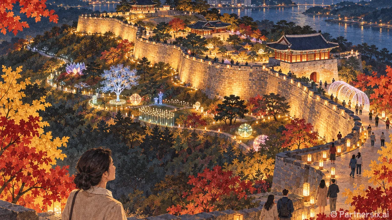 행주산성 빛의 가을밤
