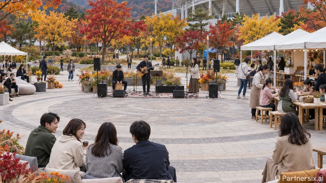 부천 원형광장의 가…