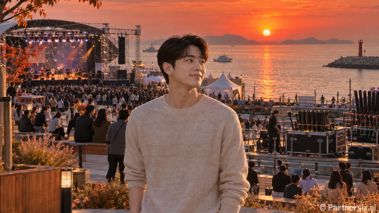 궁평항 노을과 불꽃의 밤
