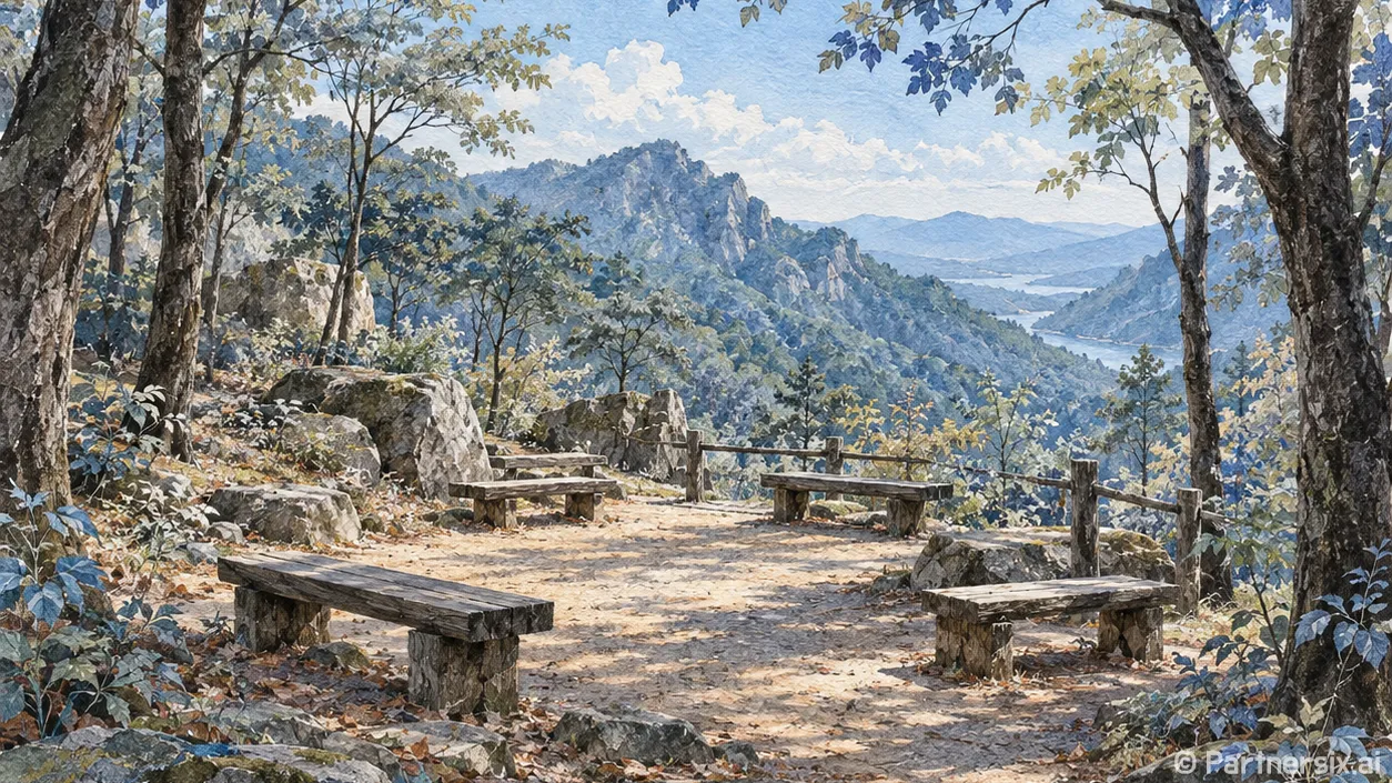 수암봉 아래 세 가지 숲