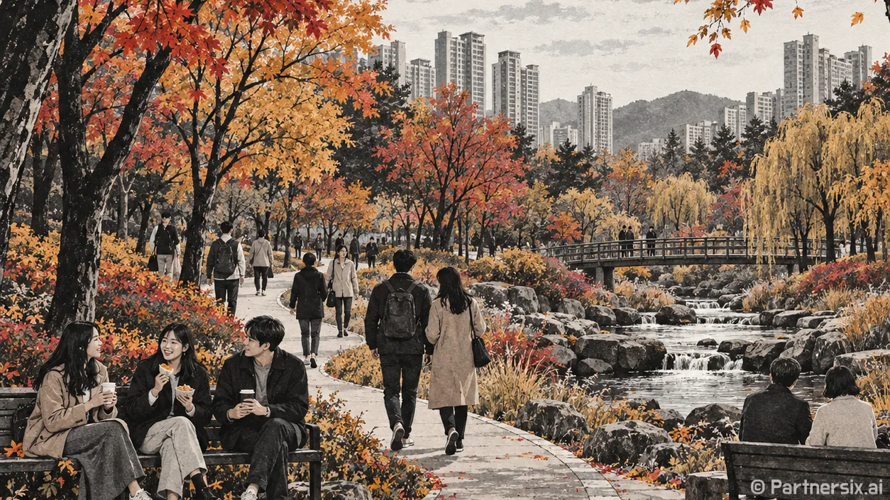 경안천 품은 가을 산책길
