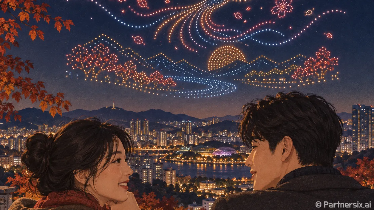 성남 밤하늘 캐릭터 총출동