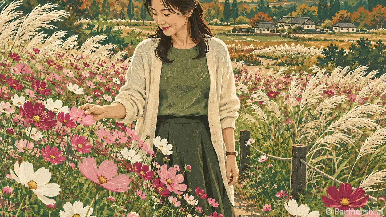 수원 가을빛 물결