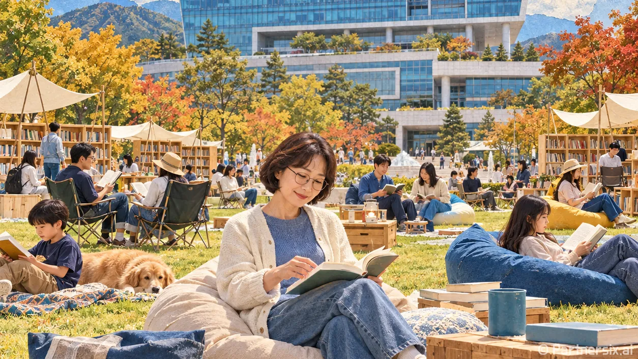 책과 쌀이 만난 광장
