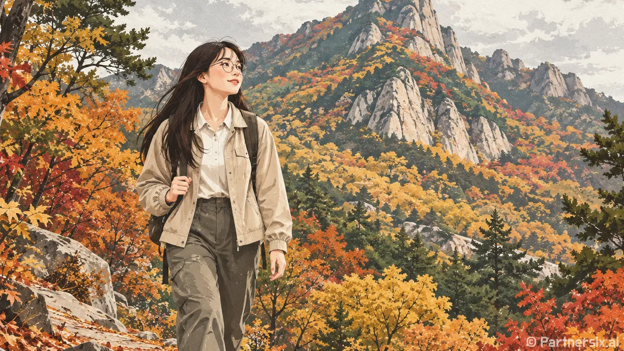 도심 곁 칠보산 가을길