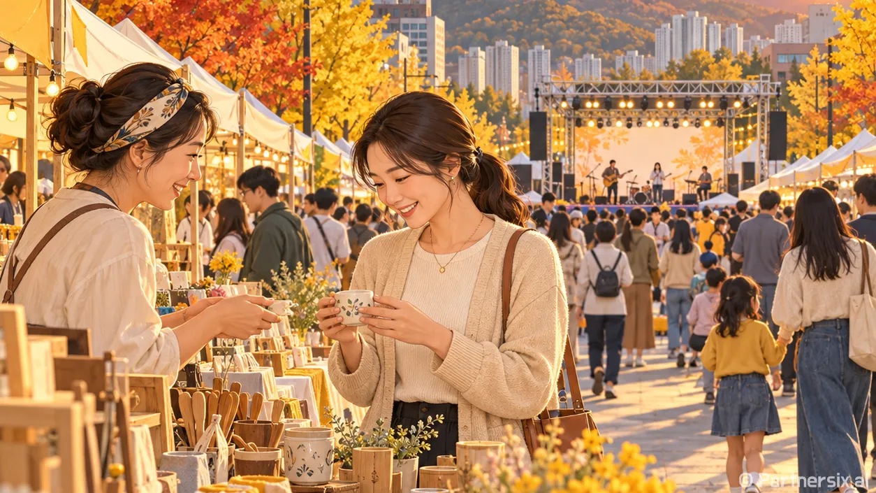 도로 위에서 열린 상생축제