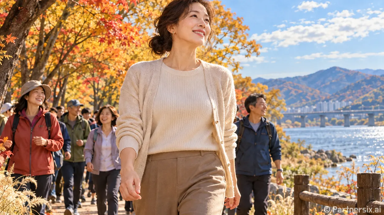 가을 한강 5km 함께 걷기