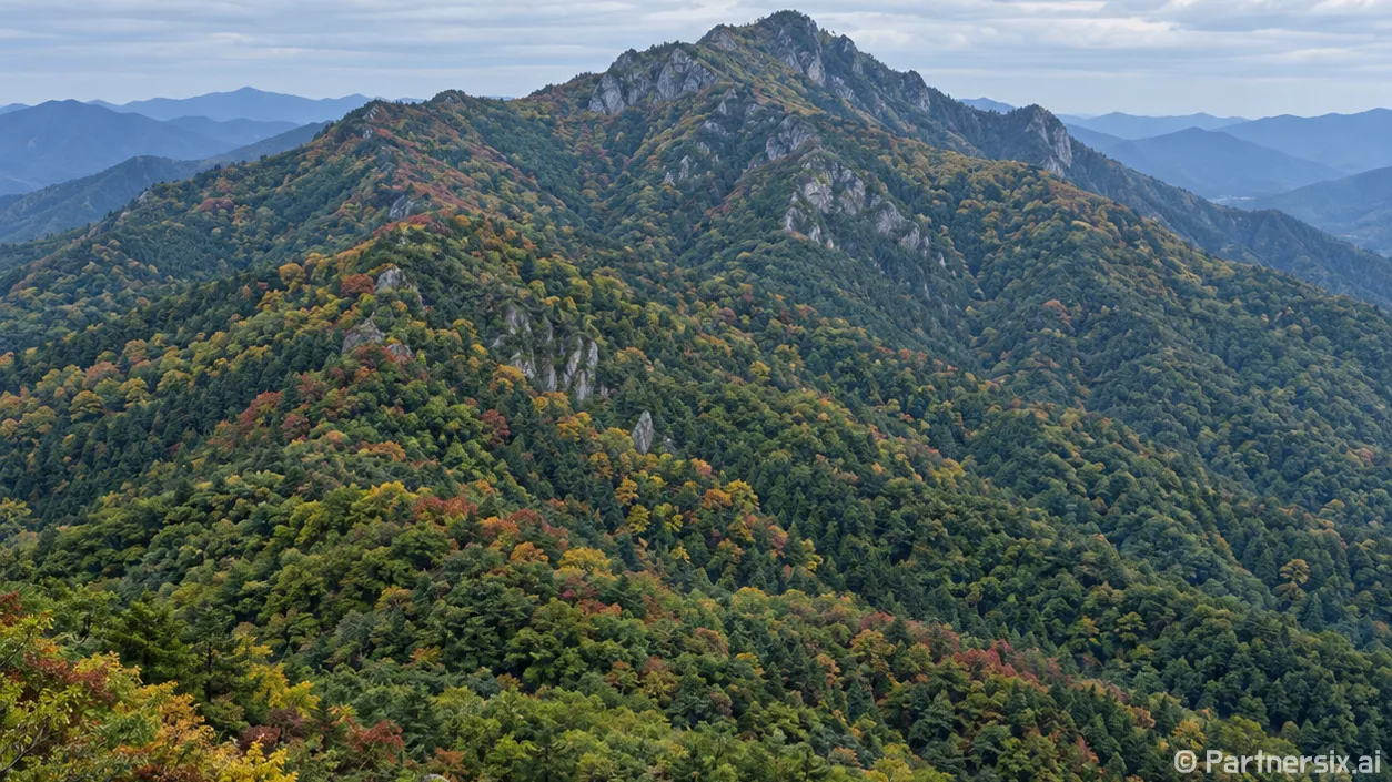 보납산에 번진 가을빛