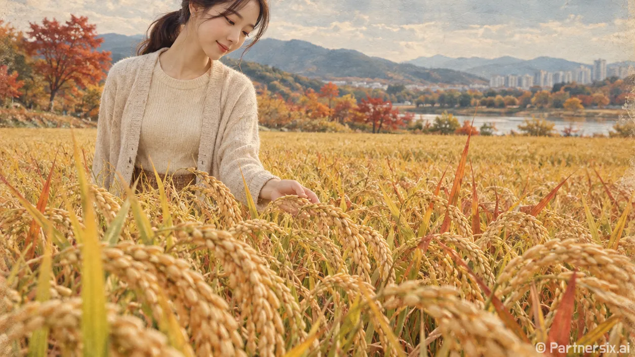 황금물결 품은 김포의 가을