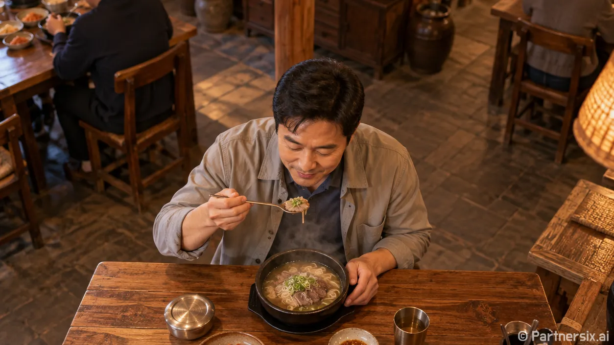 과천 30년 곰탕의 온기