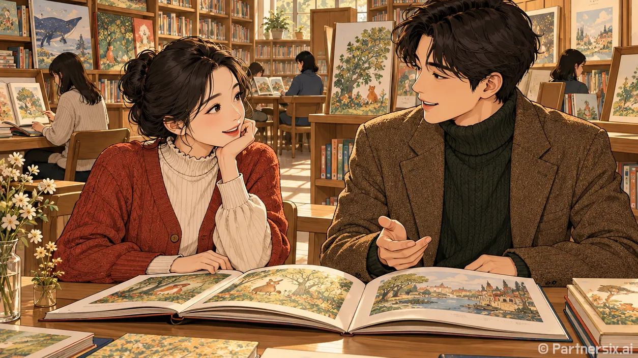 폰이 잠든 저녁 책…