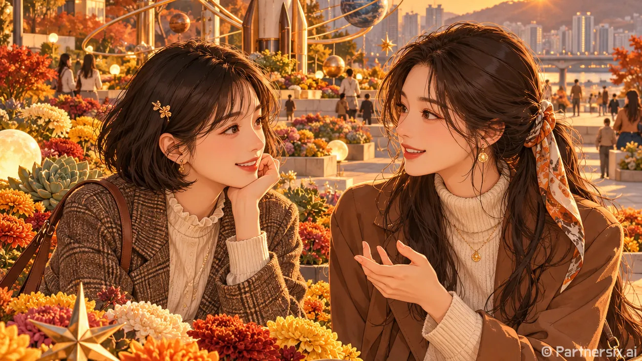 우주꽃밭 열린 고양