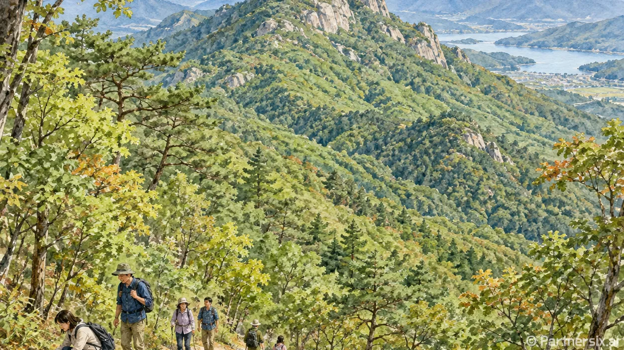 초록빛 가을 구봉산 산책