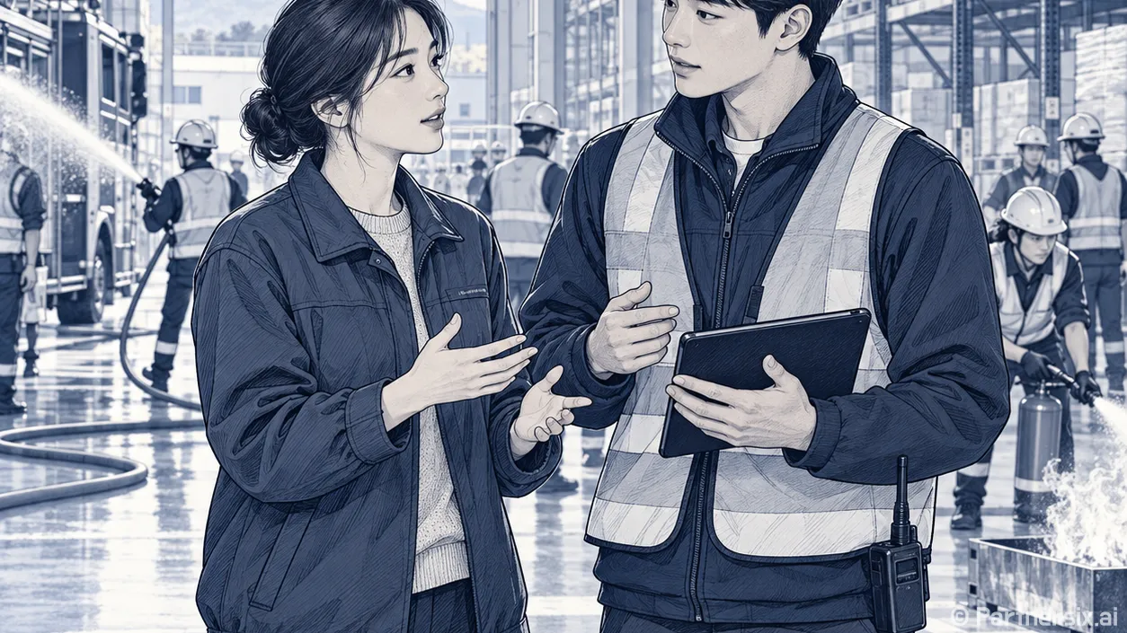 이천 물류창고 재난훈련