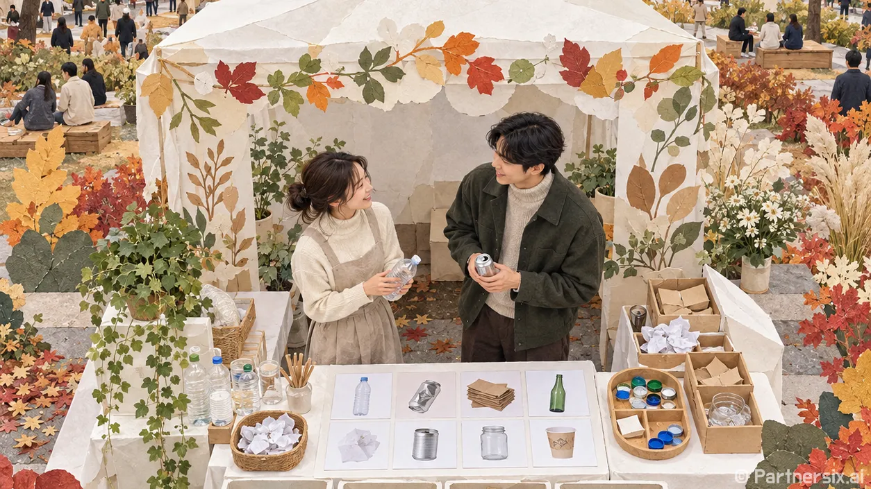 축제에서 익힌 분리배출