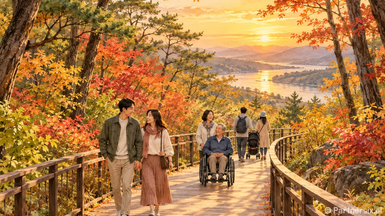 가을 품은 헤이리 숲길