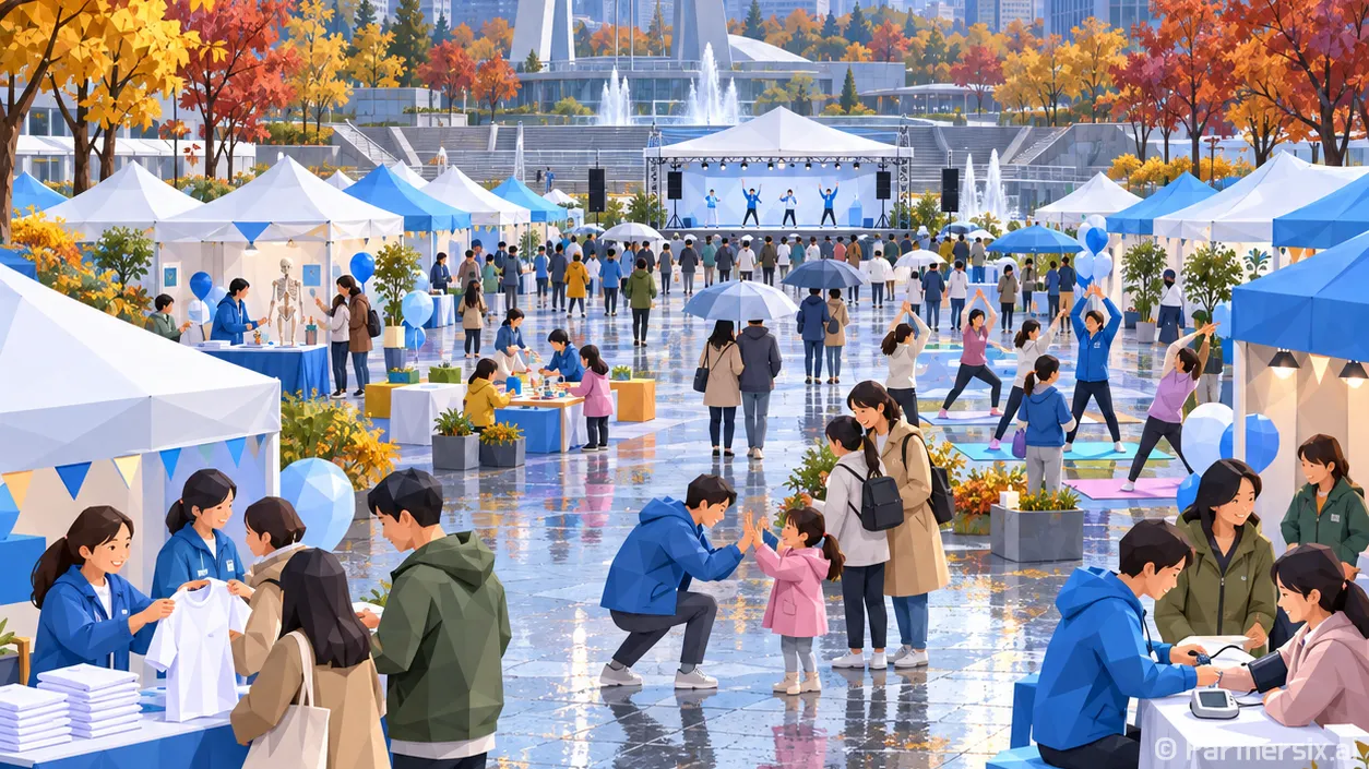 빗속에도 빛난 생명사랑