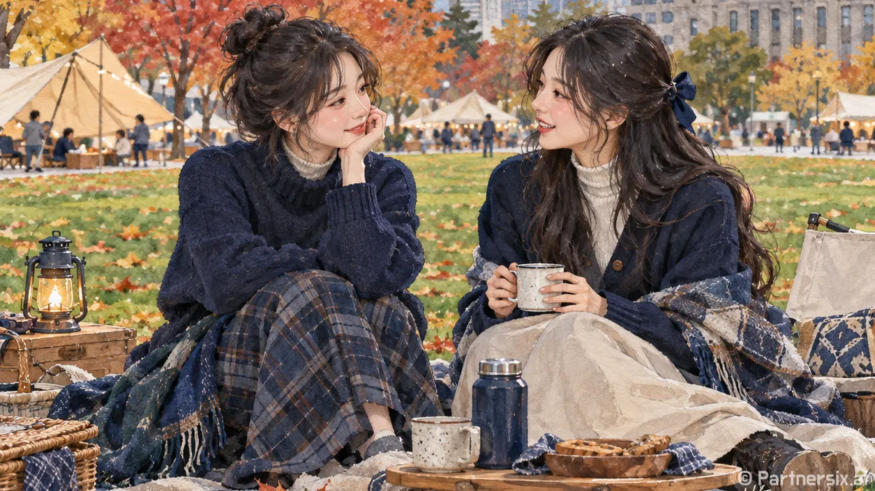 과천 한복판 가을캠핑