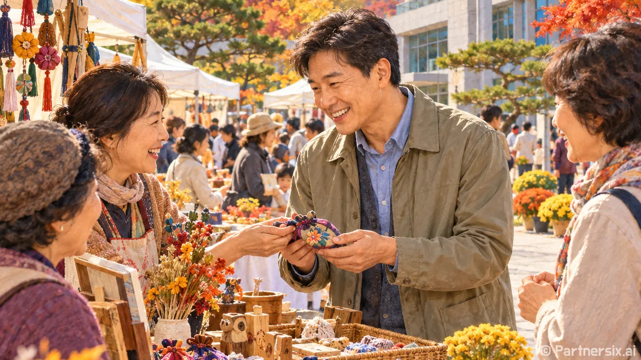 여우고개에 피는 마을정