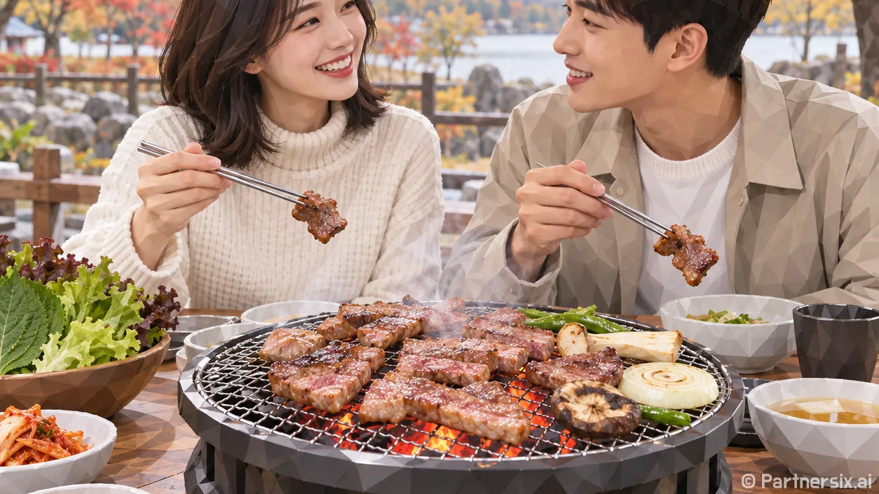 숯불 향 가득한 반려견 외식