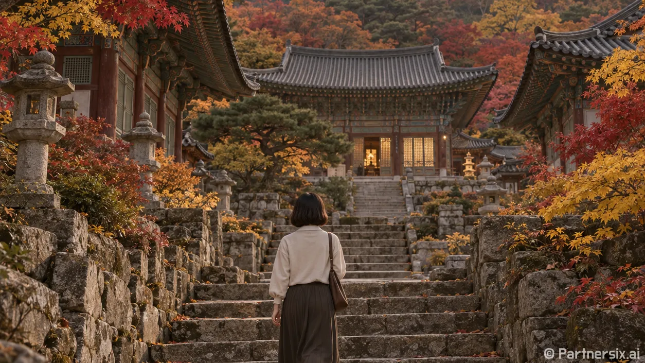 황금빛 수종사 한눈에