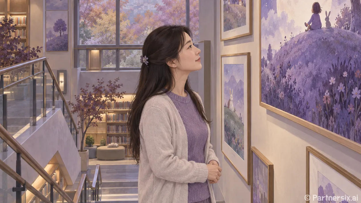 달빛과 시가 만난 도서관