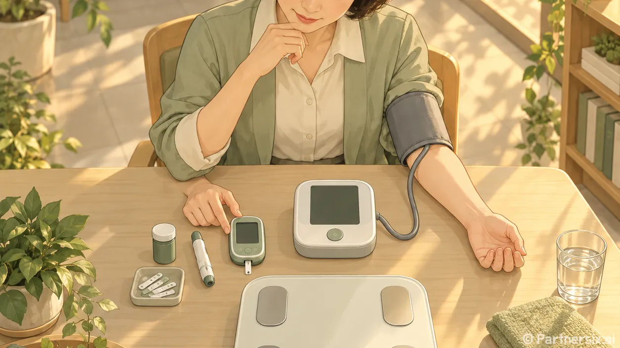 집 앞에서 챙기는 …