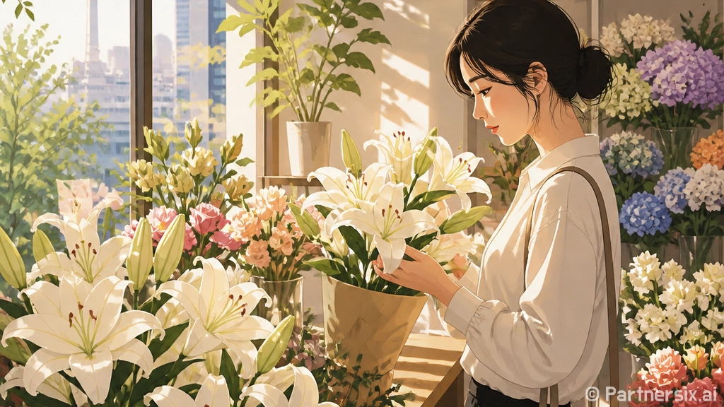 백합 꽃말 제대로 …