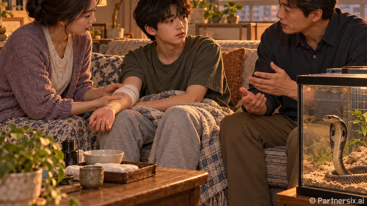 중학생 코브라 사고 보고 독사 물림에 대처하는 방법