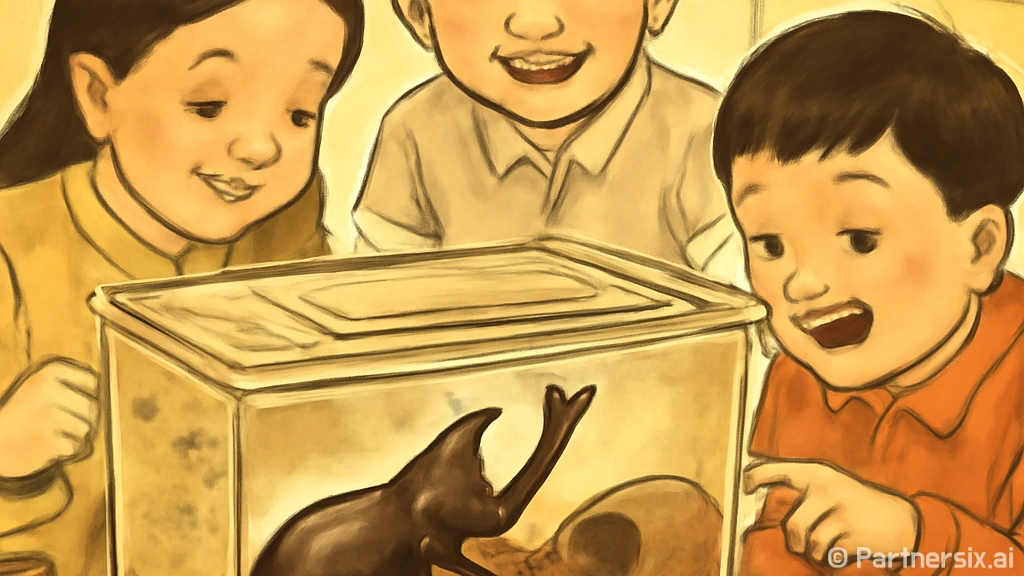 장수풍뎅이를 키우는…