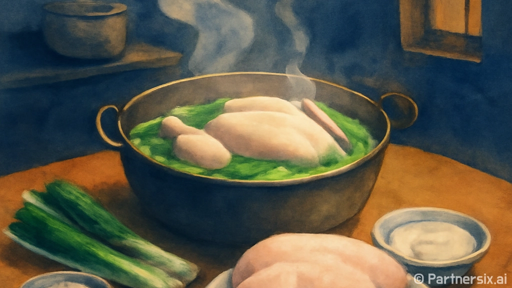 따뜻한 국물 요리, 닭한마리 쉽게 만드는 방법